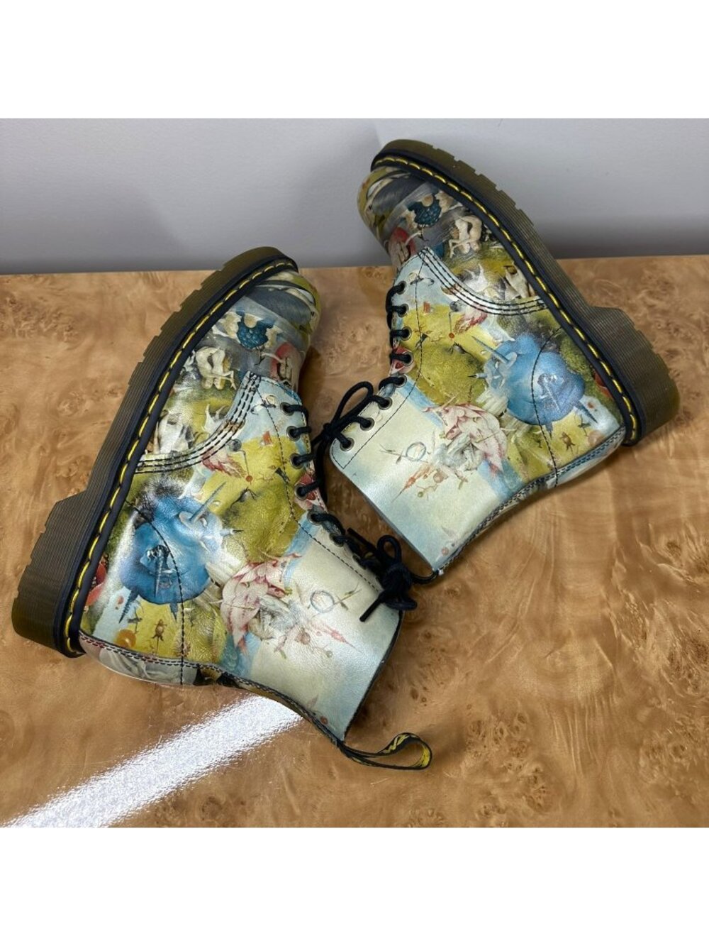 Dr Martens 1460 Pascal Hieronymus Bosch Heaven Boots EU 41 US W 9 Rare - Picture 5 of 9